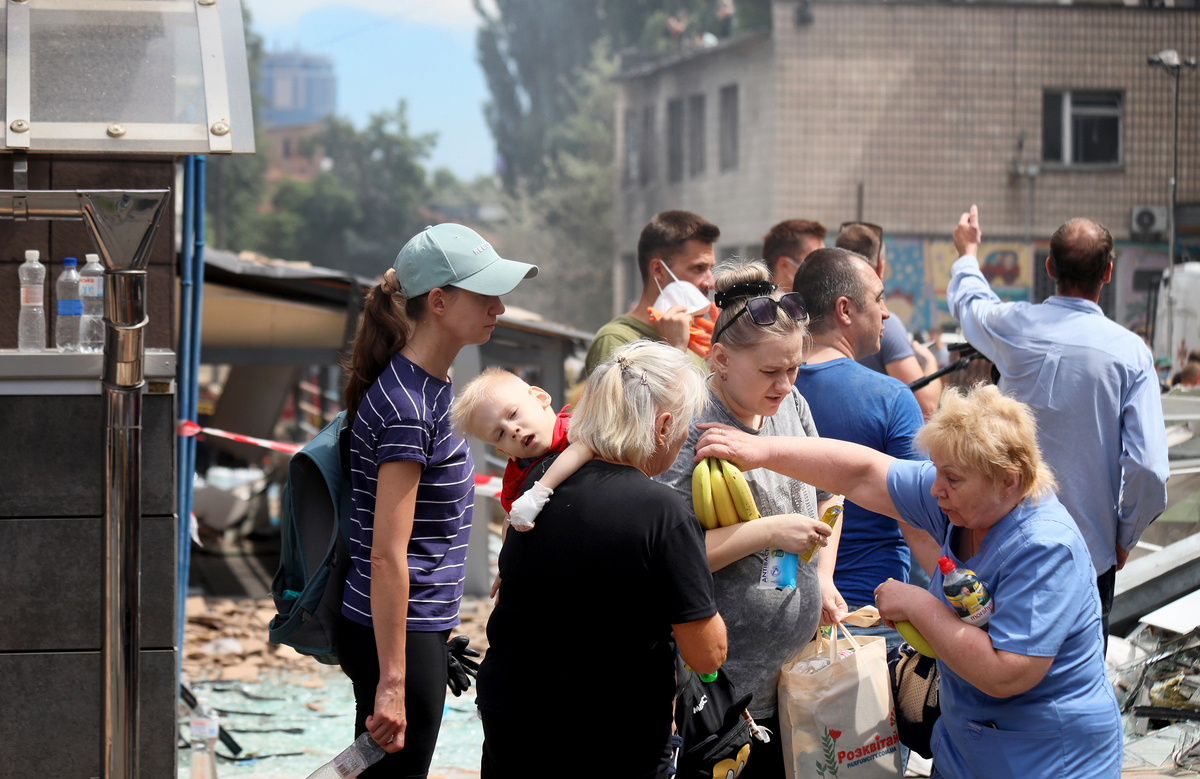 Наслідки влучання російської ракети в 