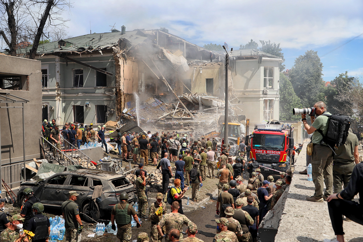 Наслідки влучання російської ракети в 