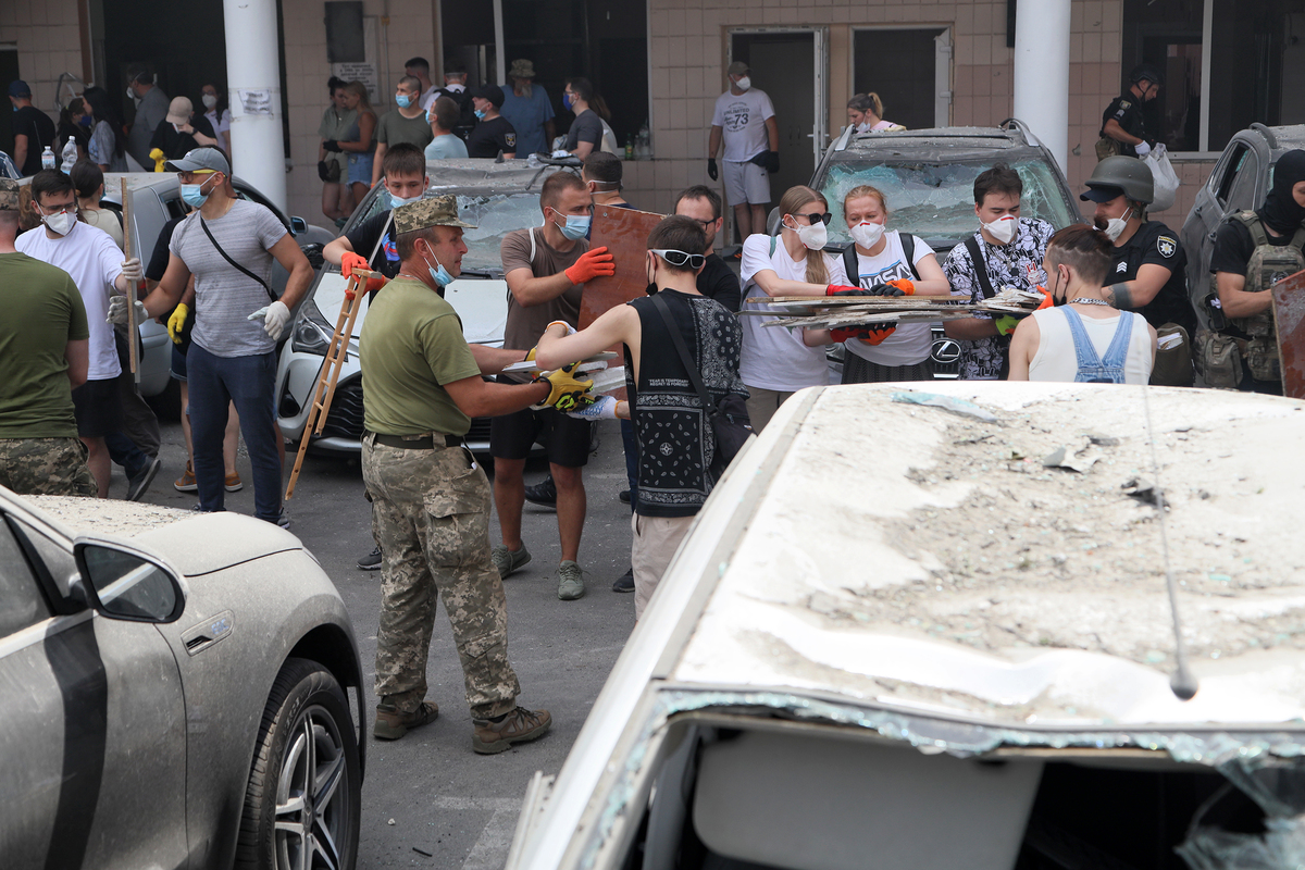 Наслідки влучання російської ракети в 