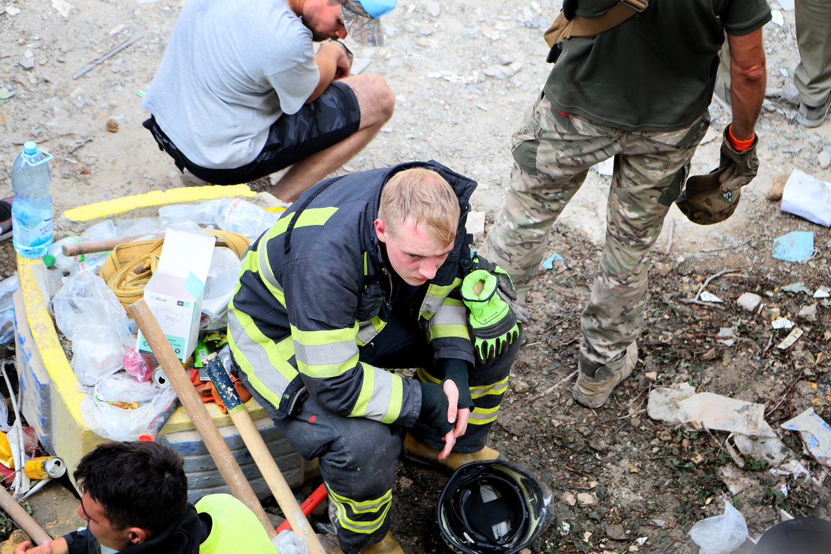 Наслідки влучання російської ракети в 