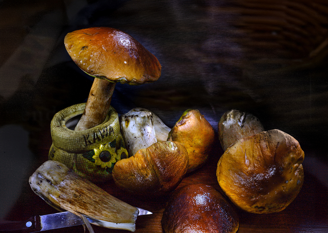 Грибний натюрморт