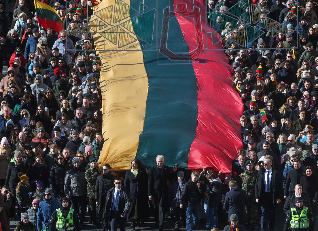 The longest flag. Vilnius