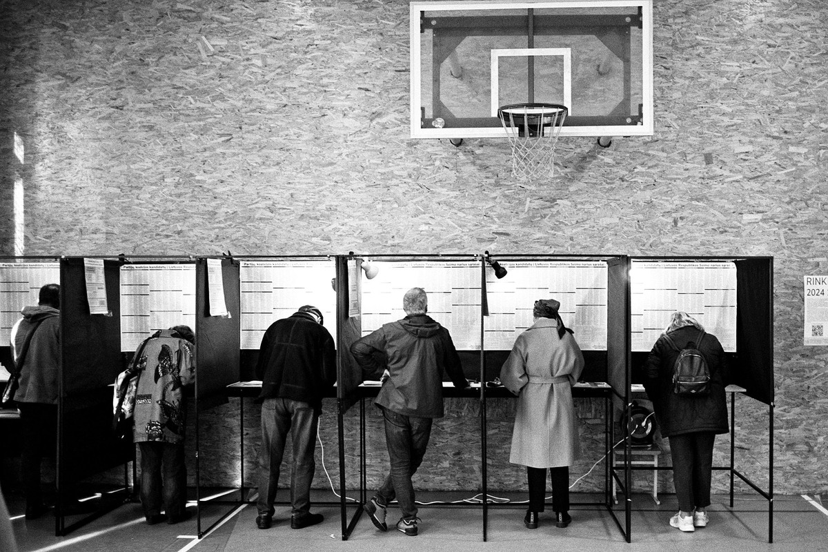 Seimas elections. Polling place