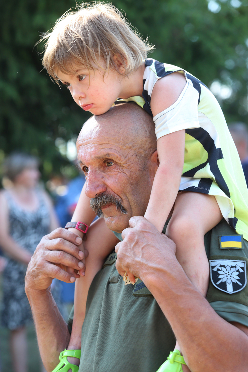 Анжеліка з дідусем