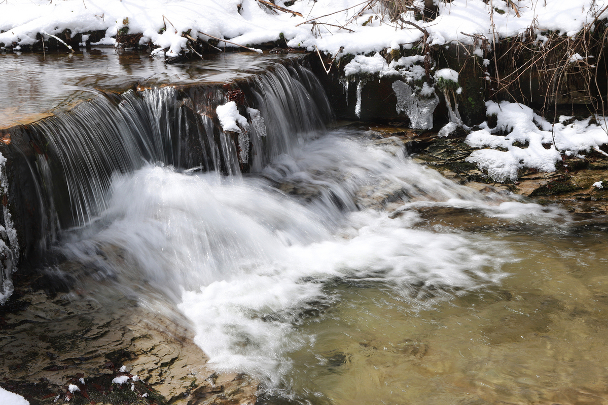 Гірська річечка навесні