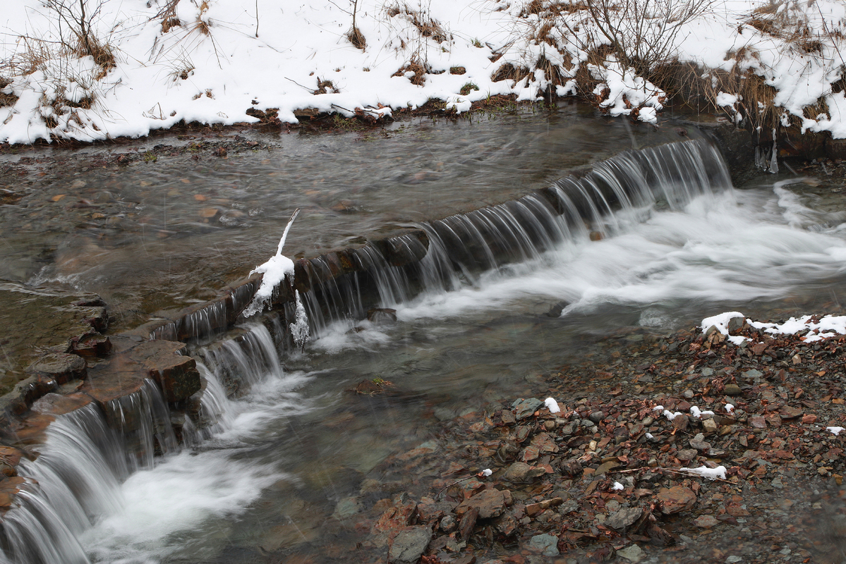 Гірська річечка навесні