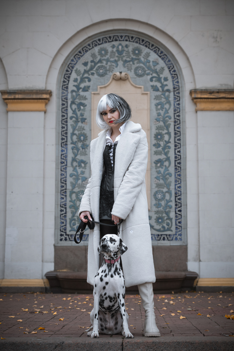 Зйомка з далматинцями