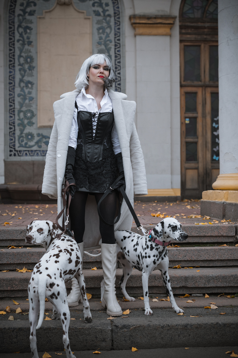 Зйомка з далматинцями