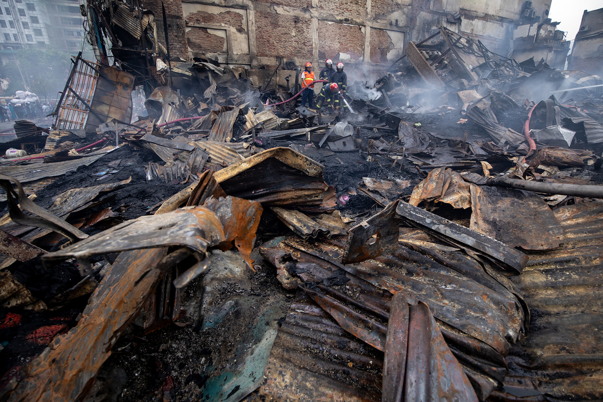 Massive Fire at Bangabazar, Dhaka 02