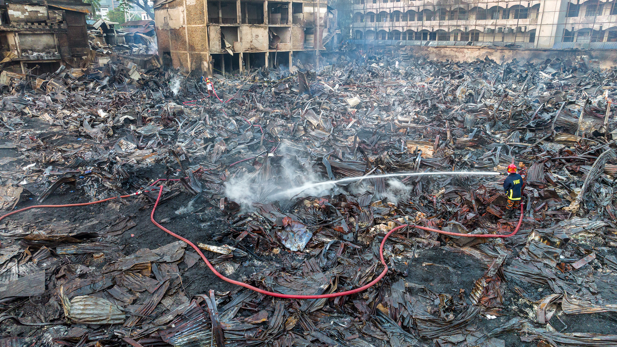 Massive Fire at Bangabazar, Dhaka 07