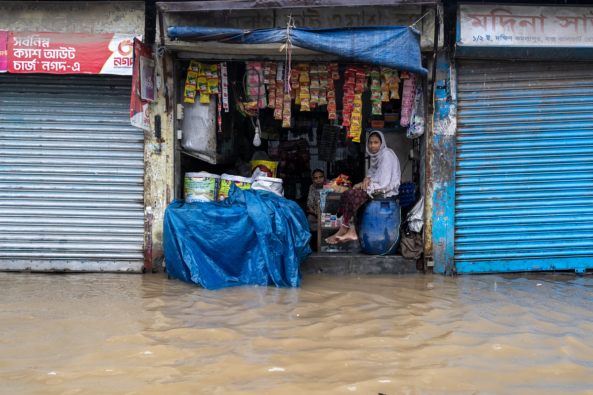 Stuck from the Rain Water