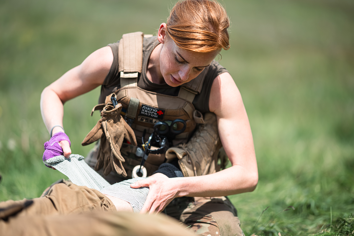 Ребека Мачьоровскі, начальник медичного пункту механізованого батальйону 53 ОМБр.
