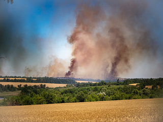 Обстріл вогневих позицій 2 САДн 23 ОМБр у районі н. п. Іванівка. Липень 2024.
