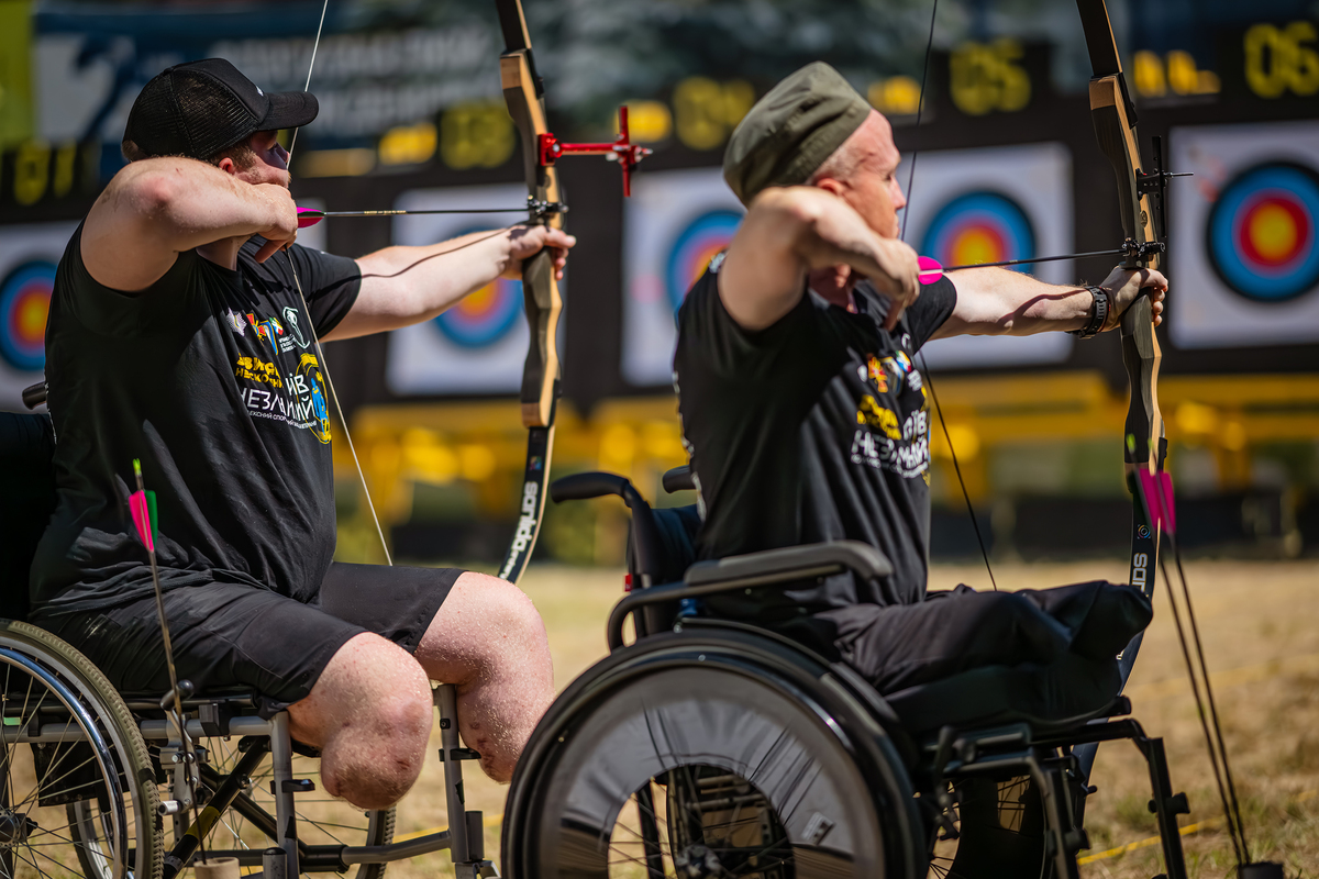 Змагання зі стрільби з лука на турнірі «Київ Незламний».