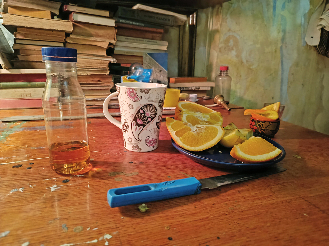 В майстерні Митця. Окровіння.