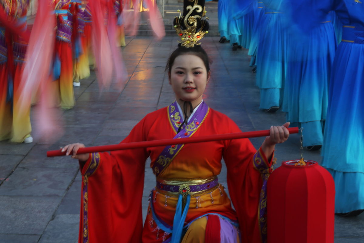 Opening ceremony at the Confucius temple in Qufu