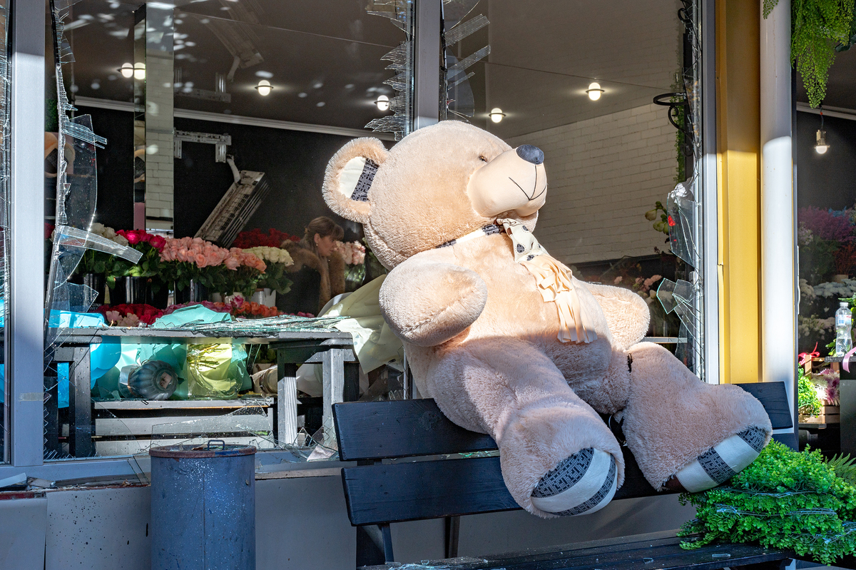 Мирна іграшка на лінії удару