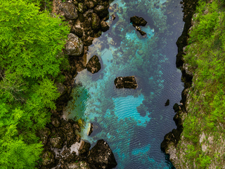 Face of the river in Bosnia and Herzegovina