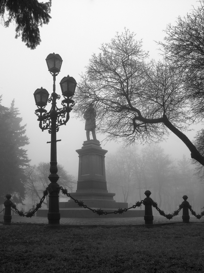 Fog in the city
