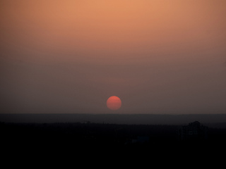 Захід сонця в останній день літа