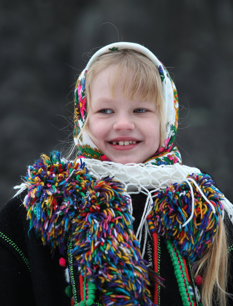 Hutsulochka from the Carpathians