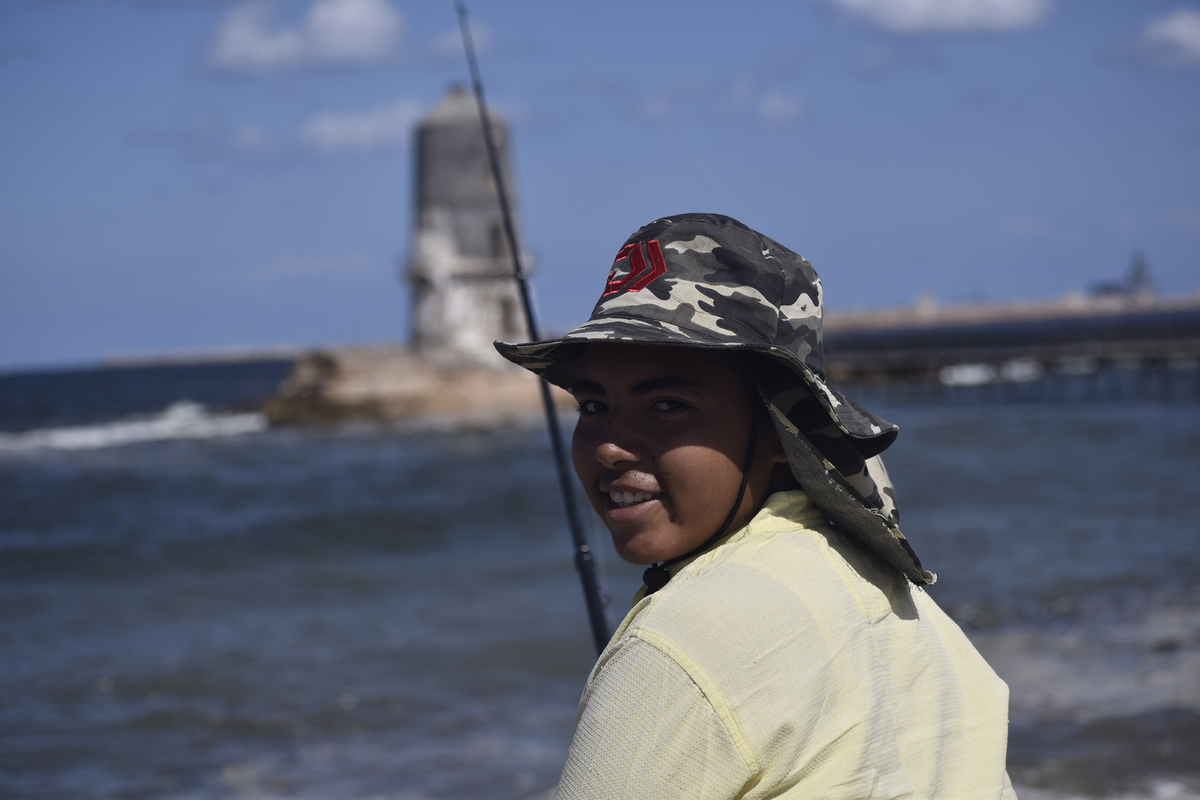 بورتريه لصياد البحر