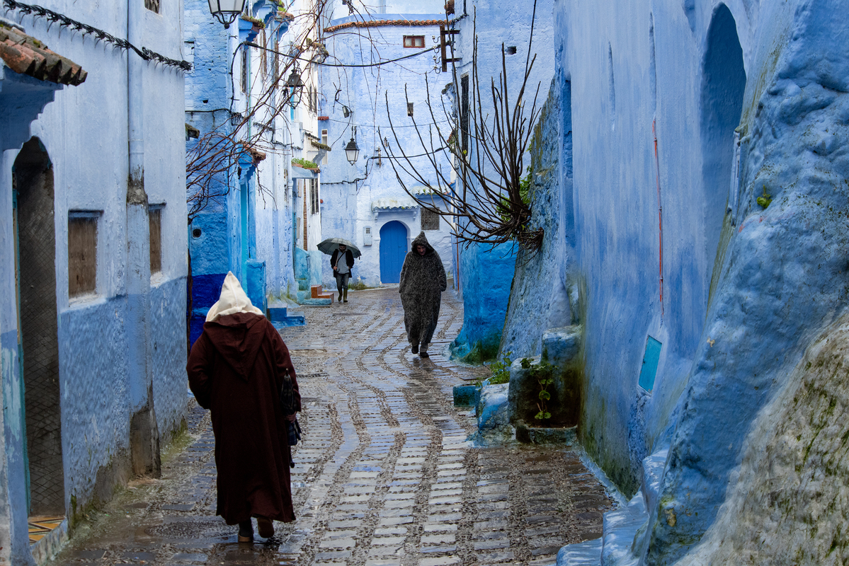 Blue citi Chefchaouen. Morocco
