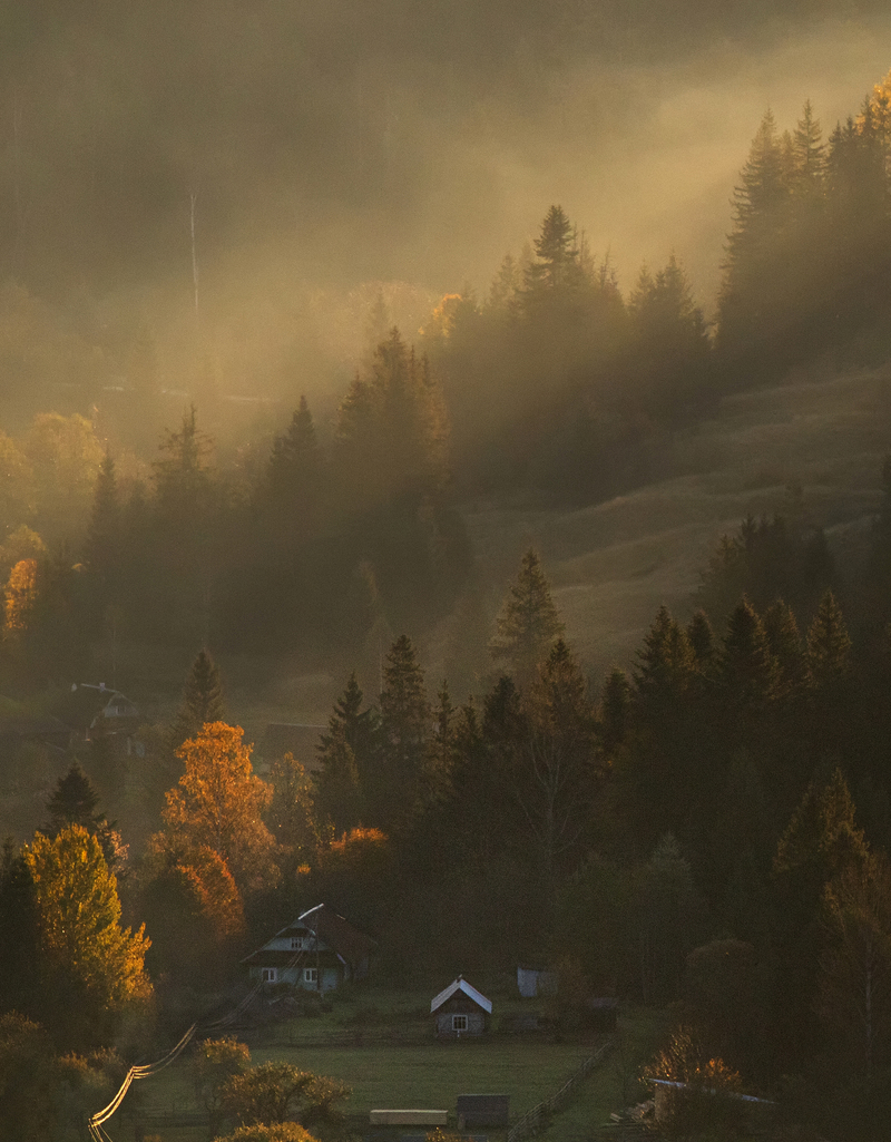 The first rays of the sun