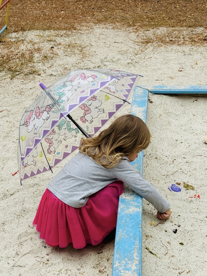 Парк. Прогулянка під дощем.