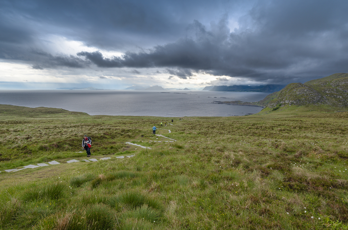 The rain in the distance