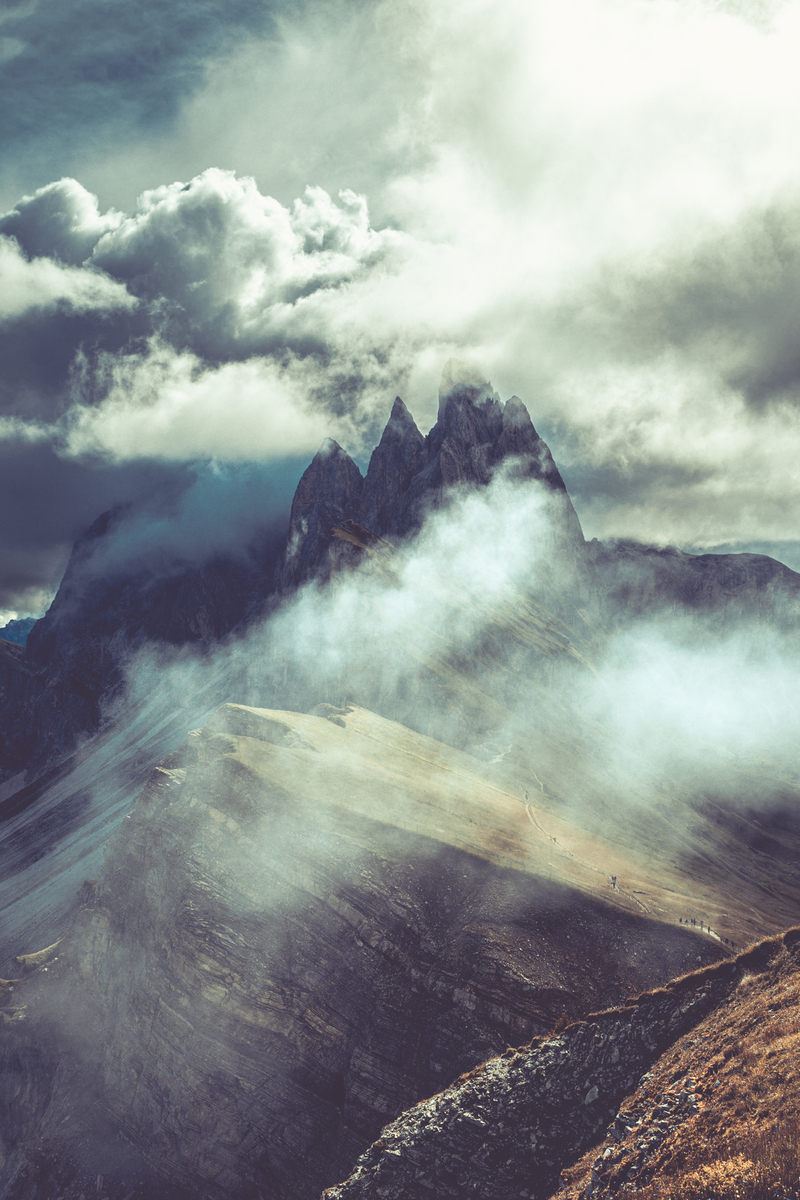 Dans la brume de Seceda 2088