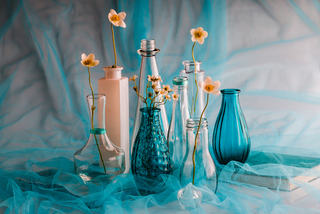 Still life with glass