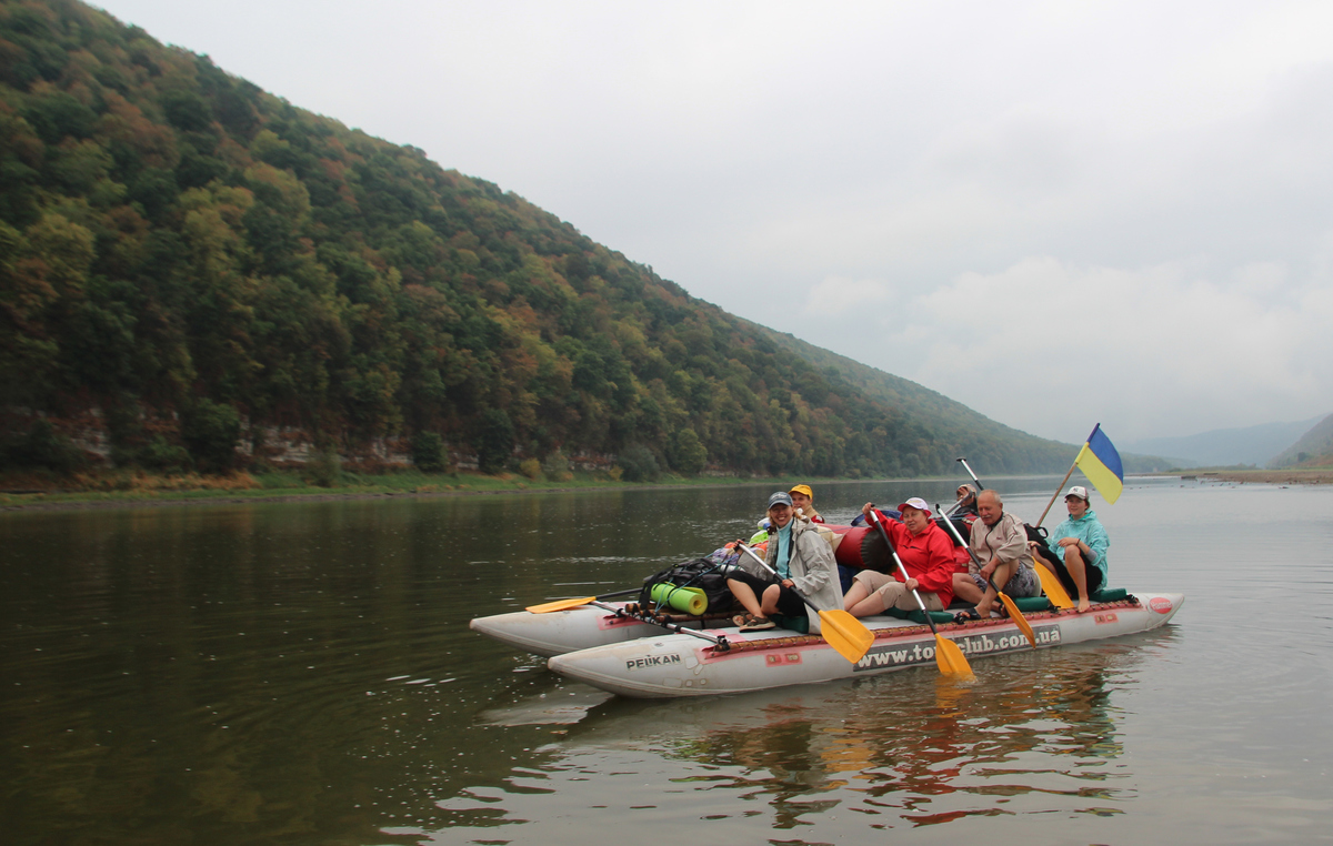 Сплав по Дністру
