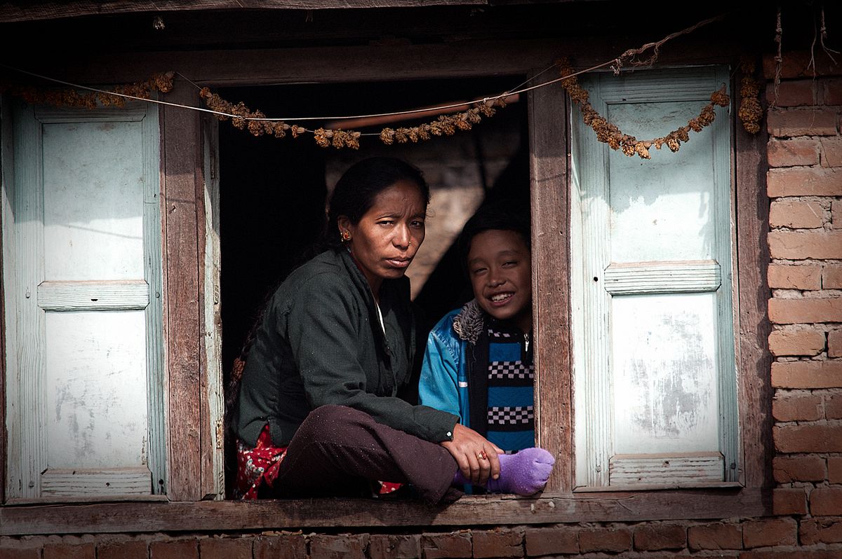 Жители верхних этажей Катманду