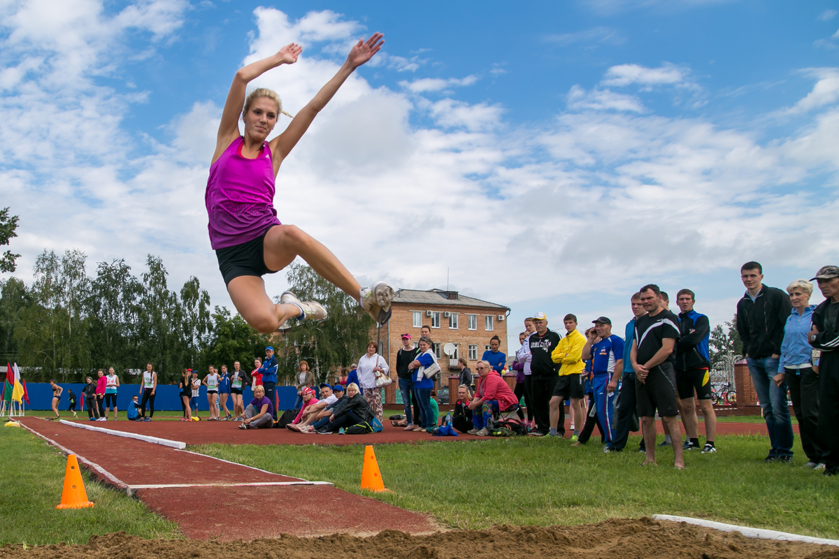 прыжки в длину