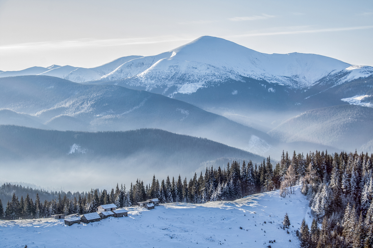Панорамка  на Говерлу.