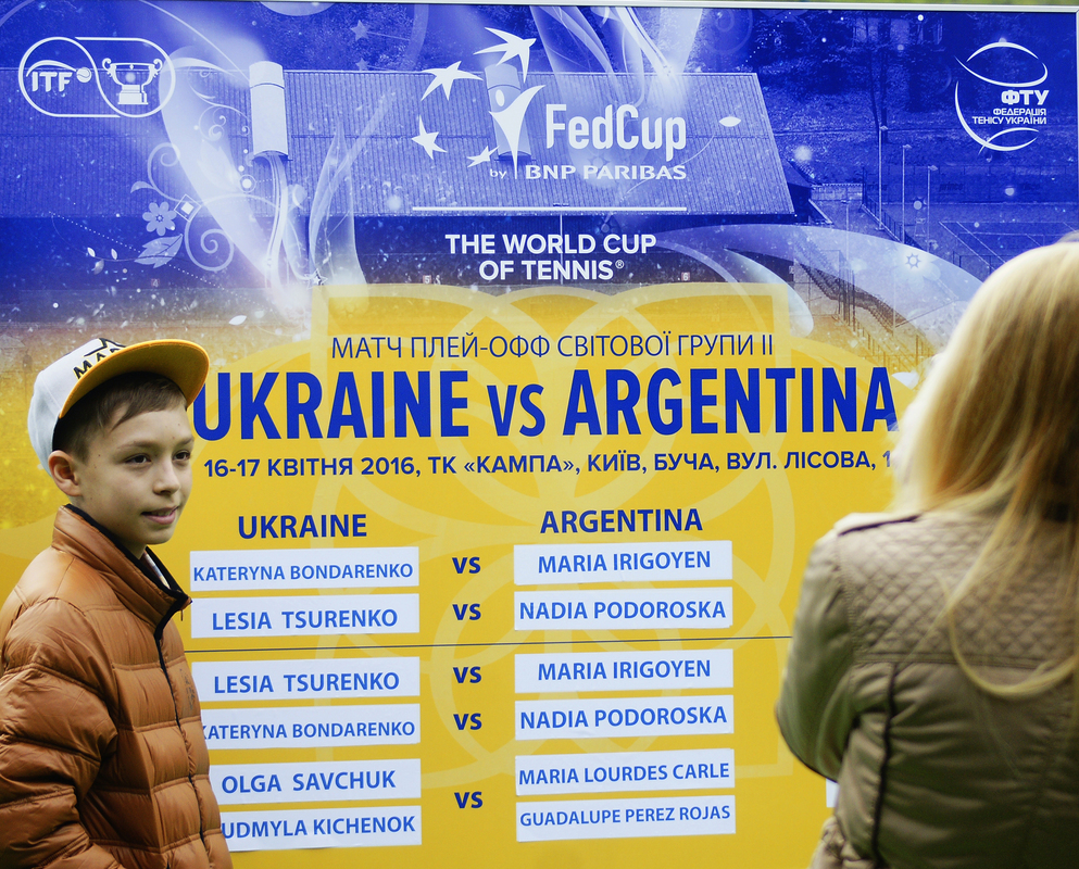 Матч Аргентина  - Украина. Женщины