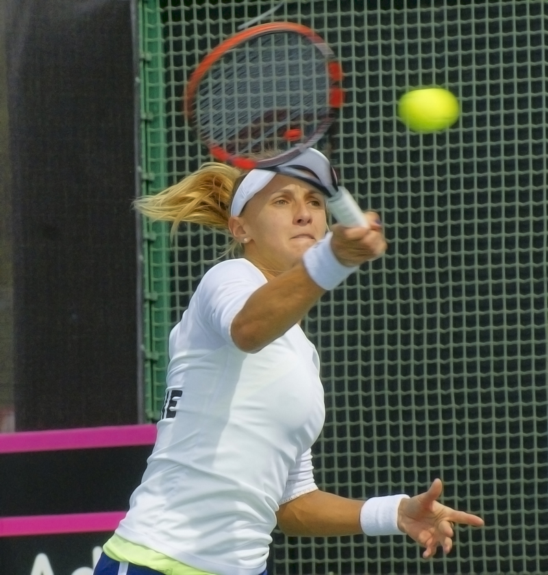 Первый номер украинской команды Леся Цуренко