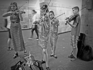 Уличные музыканты