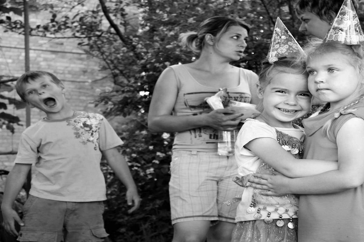 на детском дне рождении