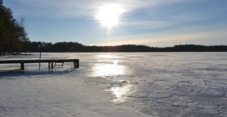 Озеро відпочиває