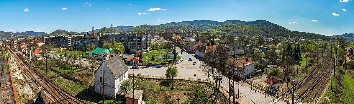 Панорама Сваляви з елеватора