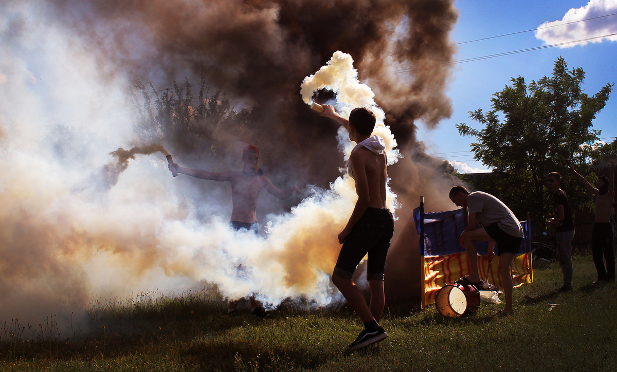 Воля на стадіоні