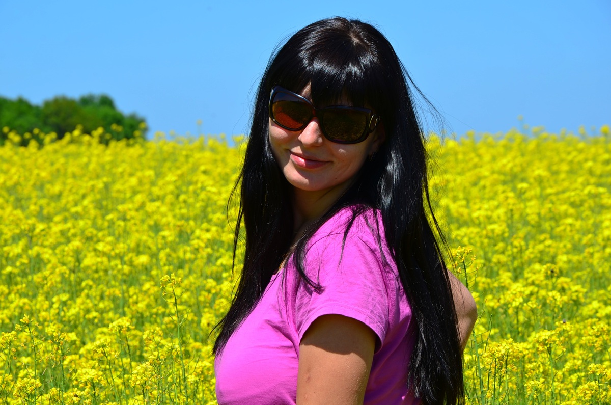 В цветах Украины.