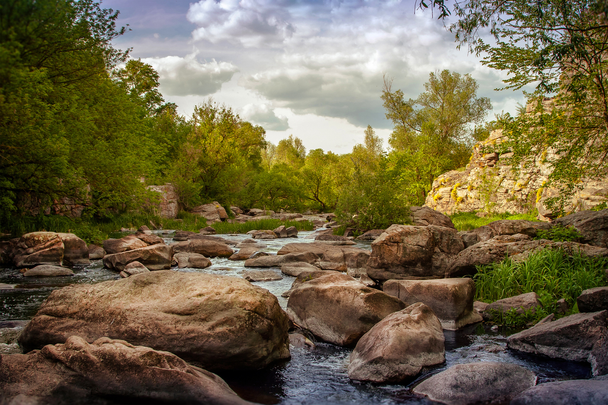 Пороги Буцького каньйону.