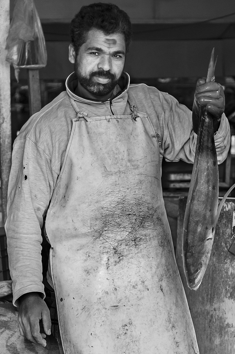 Продавец рыбы