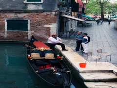 Венеціанський гондольєр.