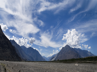 CLOUD FORMATION AT NUBRA