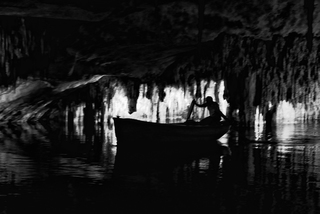 Cave rowing