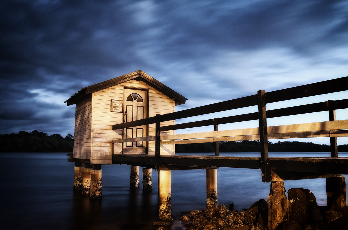 Boat House at Twilight